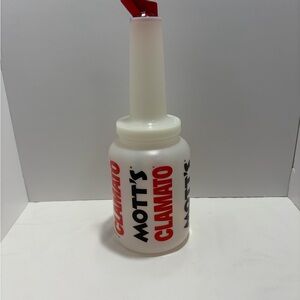 Vintage Drink Cup Red Spout Motts Clamato 1991